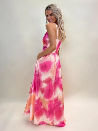 lola maxi dress in pink img3