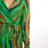 portofino silk midi dress in green img4