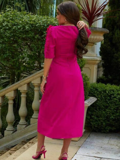 adelyn frill sleeve midi dress img2