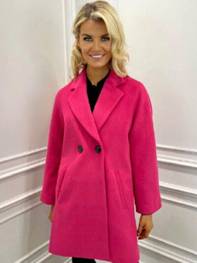 kate pippa bari coat in pink img1