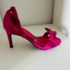 pink satin sandal img1