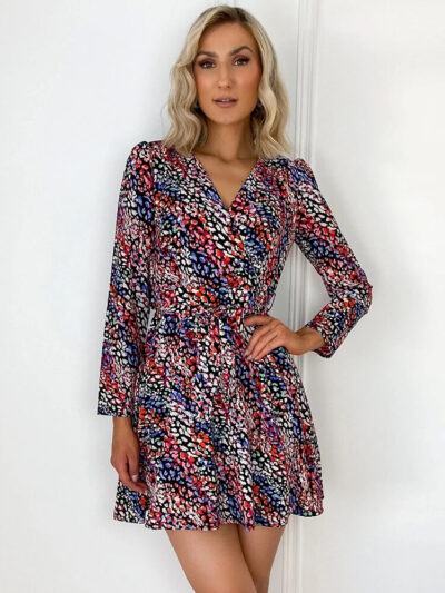 short multi colour dress img